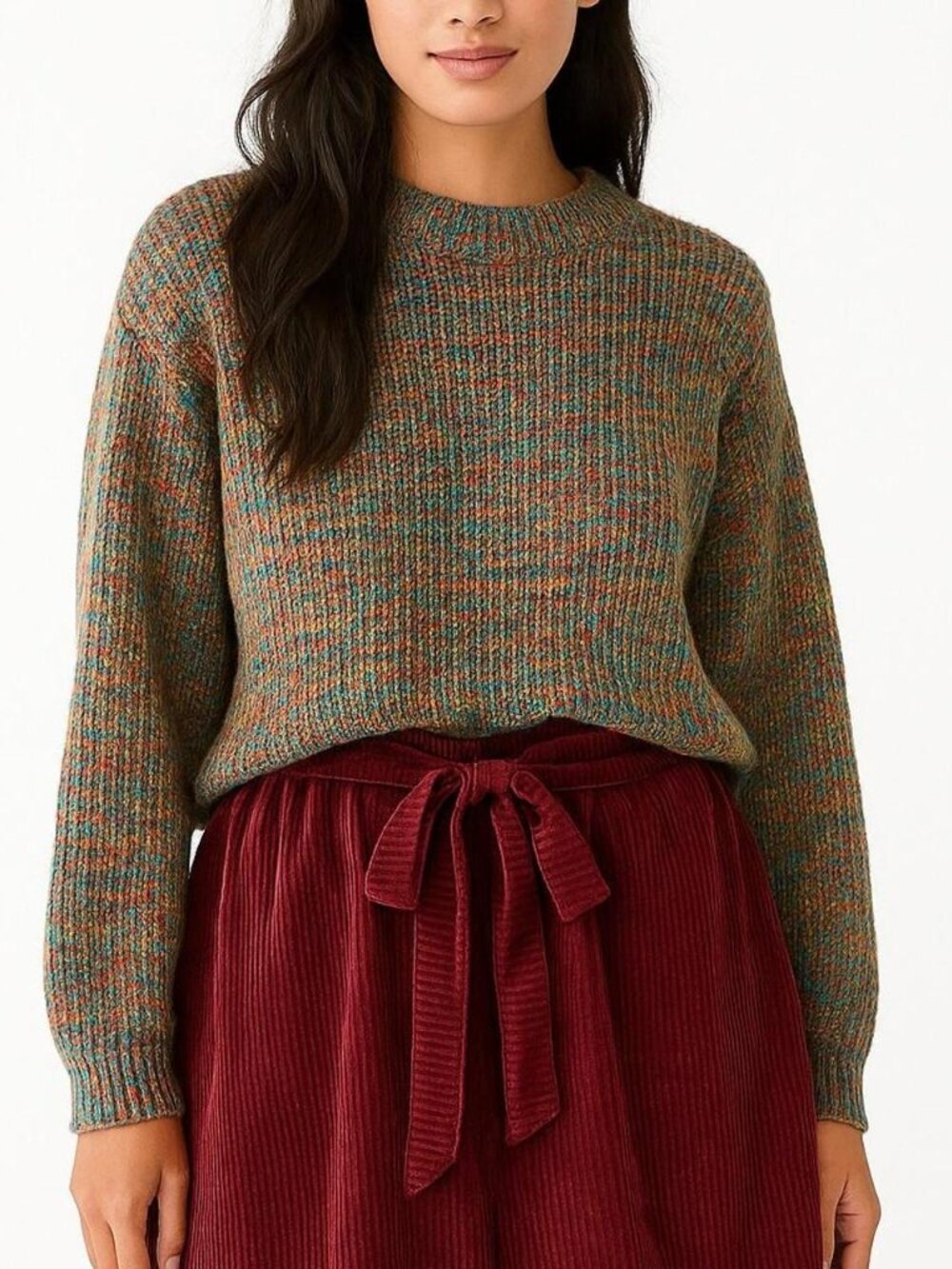 VYLETTE VELVET BOW SKIRT